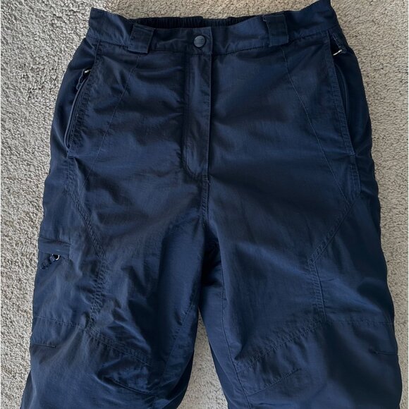 L.L.Bean Kids 12 Navy Blue Thick Insulated Snow Pants - Picture 4 of 9